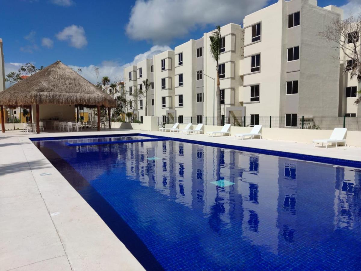 Ferienwohnung Departamento En Tulum Turquesa Exterior foto